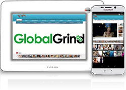 Global Grind, is the source for today's media that matters to the hip-hop community. It's the global view of all the content that is relevant in the hip-hop community. Global Grind invites users to discover and collect whats important to them and share it with the masses. Find out what others are grinding, submit and gather interesting content, and invite friends to the community to interact through photos, videos, stories, and live chat rooms.